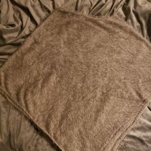 Gray Diamond Shape lightweight Sweater Poncho SOFT